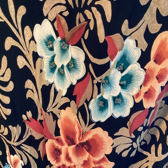 Sequined Floral Maxi Skirt - Picture 3 of 7